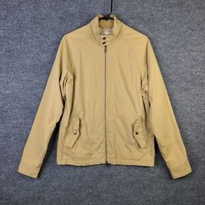 Taylor Stitch Montara Jacket Men's 38 Tan Zip Waxed Cotton Nylon Weathproof